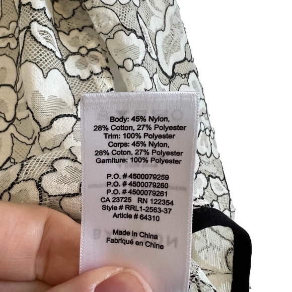 Babaton Aritzia Hopkins blouse in cream & black, size XS excellent condition - Picture 4 of 6